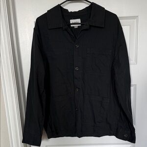 NWT Goodfellow Black Multipocket Shirt Sz Medium